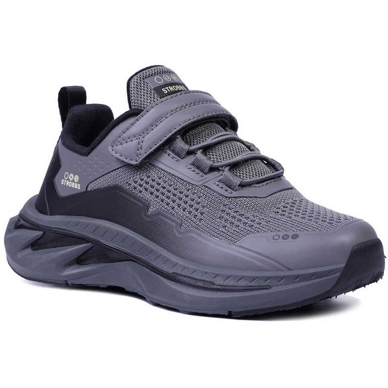 Кроссовки Strobbs для мальчиков N1801-1 серые.
